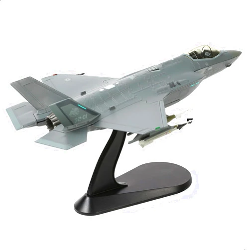 NUOTIE 1/72 F-35A Stealth Fighter Aircraft Model Military Joint Attack Aircraft Model Diecast Metal Airplane Model Kit with Stand for Adult Military Enthusiast Collection Display or Gift