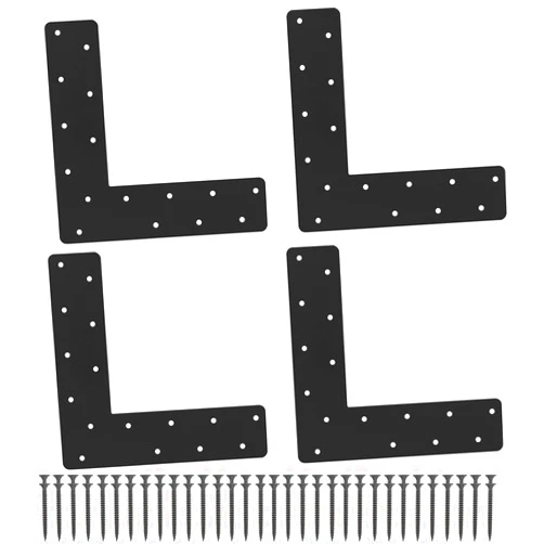XIHUWZ 4 Pcs L Shape Flat Bracket. 11.8