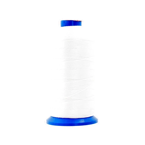 Mandala Crafts Bonded Nylon Thread White Heavy Duty Sewing Threads - 1100 YDs Size 92 280D T90 Tex 90 Thread for Leather Jeans Weaving Outdoor Marine Upholstery Threads