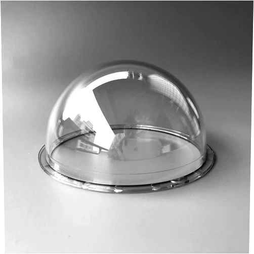 OwlCat 4 Inch Indoor Outdoor CCTV Replacement Acrylic Clear Cover Surveillance Cameras Security Dome Protector Housing Transparent Case, 109x56.2