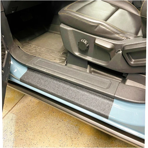 TufSkinz Door Sill Protection - Compatible with 2021-2024 Bronco - Black TUF-LINER