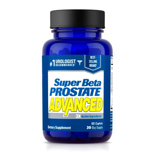 Super Beta Prostate Advanced Prostate Supplement for Men – Reduce Bathroom Trips, Promote Sleep, Support Urinary Health & Bladder Emptying. Beta Sitosterol not Saw Palmetto. (60 Caplets, 1-Bottle)