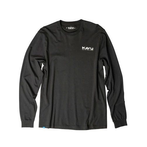 KAVU LS Etch Art Graphic Tshirt