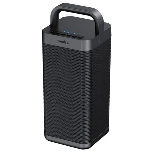 COMISO Portable Bluetooth Speaker with Deep Bass,150W Peak, IPX6 Waterproof Outdoor Speaker with 12H Playtime,Power Bank Function, Party Speaker with USB/AUX/Mic Inputs, Speakers for Home,Beach&Travel