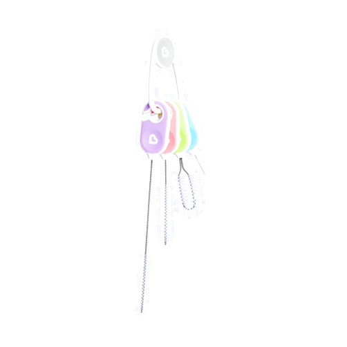 Munchkin® Details™ Bottle and Cup Cleaning Brush 4 Piece Set with Key Ring