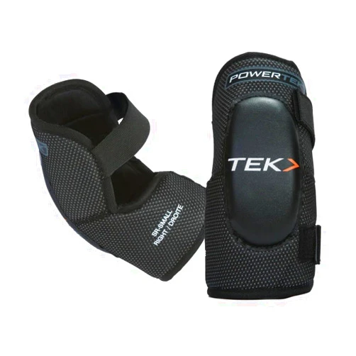 PowerTek V5.0 Tek Senior/Adult Ice Hockey Soft Elbow Pads (Senior Small)