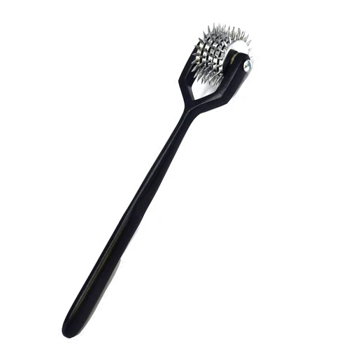 Goldenhandcrafts Wartenberg Neuro Pinwheel Stainless Steel 5 Head Diagnostic Instrument Pin Wheel - Black Coated