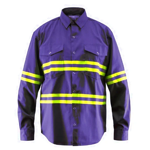 Just In Trend Premium High Visibility Safety Shirt - Full Sleeve