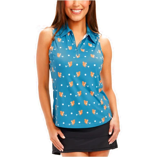 Tipsy Elves Quick Dry Women's Golf Shirt Sleeveless 1/4 Zip Tennis Shirts for Women Tank Top Polo Pickleball Outfits