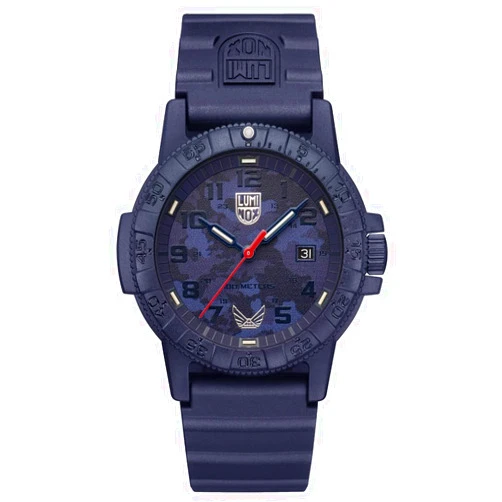 Luminox X Volition Leatherback Sea Turtle Giant XS.0323.VOL Mens Watch 44mm - Military Dive Watch in Blue Camo Date Function 100m Water Resistant