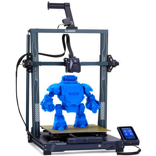 ELEGOO Neptune 3 Plus FDM 3D Printer with Auto Bed Leveling, Dual-Gear Direct Extruder, Dual Lead Screw Drive, Removable Capacitive Screen, 12.59x12.59x15.74in Printing Size