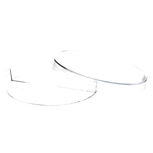 EISCO Petri Dish, 90mm, Pack of 25 - Two Compartments - Disposable - Transparent Polystyrene - Triple Vented - Sterile - Non-Toxic