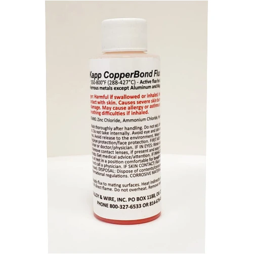 Kapp Alloy Kapp CopperBond Flux for High Temperature Soldering of Copper, Brass, & Stainless Steel (2 wt. oz.))