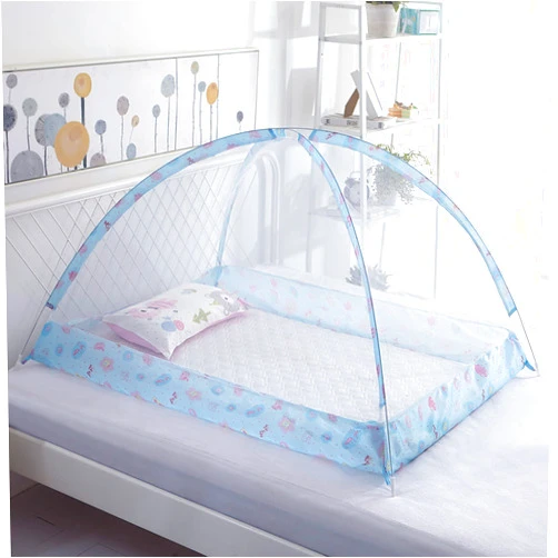 Generic Crib Mosquito Net Breathable Crib Netting Canopy Universal Size Crib Tent Foldable Protection Mesh Net Cover Arched Crib Bug Netting Full Cover Easy Installation
