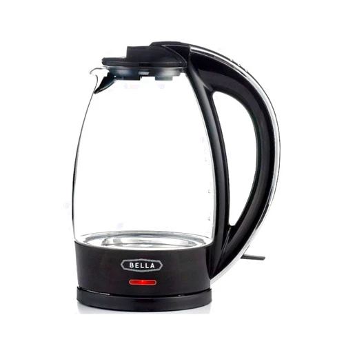 BELLA 7-Cup German Schott Glass Electric Kettle with 360 Removable Base