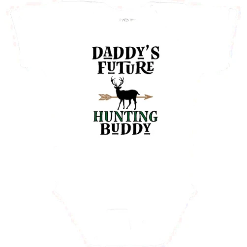 inktastic Daddy Future Hunting Buddy Baby Bodysuit