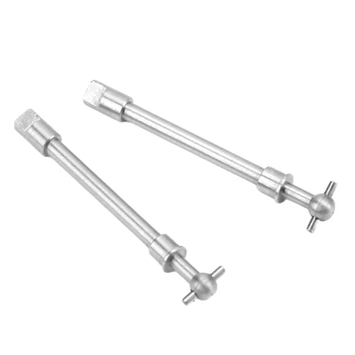 Fydun 2pcs Hardened Steel, Drive Shaft for SCX24 1 24 scx24 axle Front Axle axles cvd RC Crawler Car Upgrade Parts
