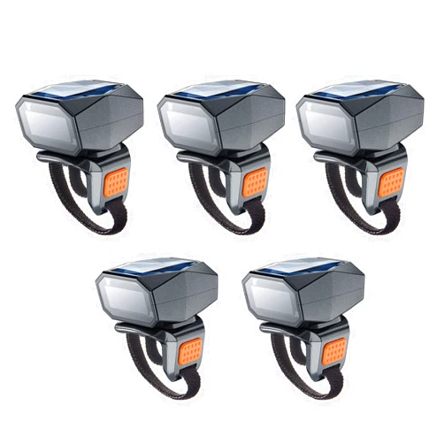 Eyoyo 2D Bluetooth Ring Barcode Scanner,Wearable Wrist Finger Wireless Scanner, Left/Right-Hand Operation,1D QR PDF417 Data Matrix Reader for iPhone, Android, Windows,Mac OS