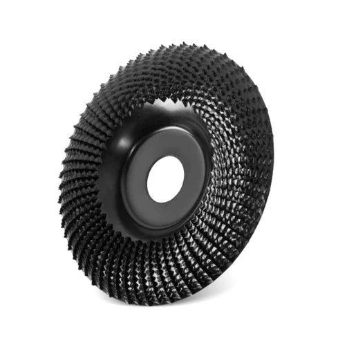 Siblaies Wood Carving Disc Grinder Wheel Disc 4 Inch for Wood, Wood Grinding Shaping Disc for Angle Grinders with 5/8” Arbor