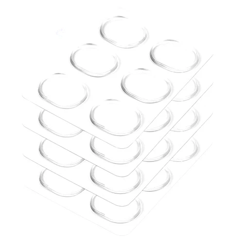 Cettkowns 24-Pack Drum Dampeners Silicone Non-toxic Soft Clear Drum Silencers Drum Damper Gel Pads Drum Mute for Drums Tone Control
