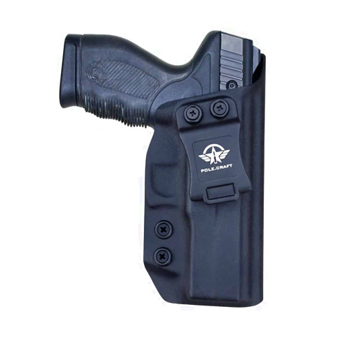 POLE.CRAFT Taurus 24 7 Holster IWB Kydex Holster Custom Fit: Taurus 24/7-9mm / .40 Pistol - Inside Waistband Concealed Carry - Adj. Cant Retention - Cover Mag-Button - Widened Entrance - No Wear, No Jitter