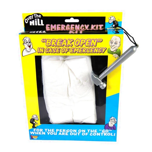 Forum Novelties Hill Emergency Underwear Kit Gag Gift, Multi-Colored