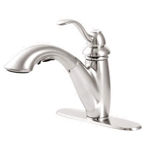 Pfister LG5327SS Marielle 1-Handle Pull-Out Kitchen Faucet in Stainless Steel, Water-Efficient Model