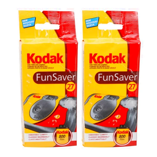Kodak Funsaver One Time Use Film Camera (2-pack)