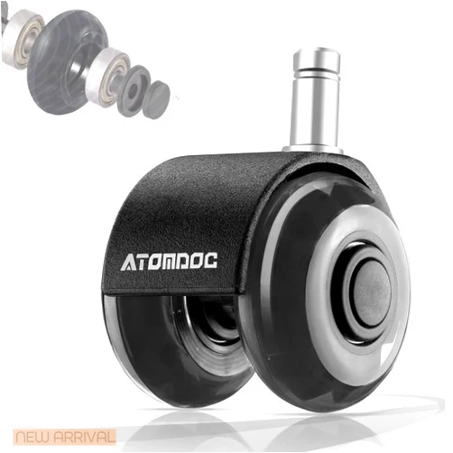 ATOMDOC Office Chair Caster Wheels by ATOMDOC, 2.2