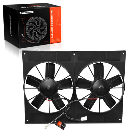 A-Premium 11'' 11 inch Slim Fan Push Universal Electric Radiator Cooling Fan, 12V 240W without Mount Kit