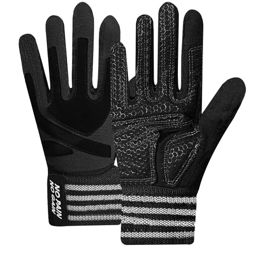 FINGER TEN Weightlifting Workout Gloves Full Half Finger with Wrist Strap Support, Padded Grip for Weight Lifting Gym Fitness Exercise Training Men Male