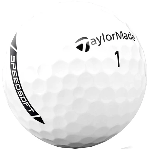 TaylorMade Men's SpeedSoft Golf Balls - White