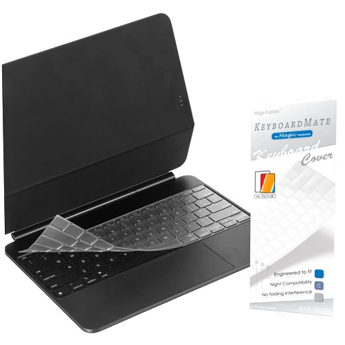 Digi-Tatoo Keyboard Cover Compatible with 2024 New Apple iPad Pro 13-inch (M4) Magic Keyboard - Ultra Thin, Clear TPU Material, Protective Keyboard Cover Skin