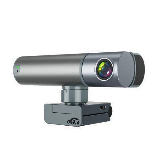 Aicoco Webcam, 2K Web cam with Microphone AI Auto Tracking Streaming Camera, PTZ Webcam Video Conferencing, AI-Powered Framing & Gesture Control, 2X Zoom, No APP, Noise-Reducing Mic, Computer Camera