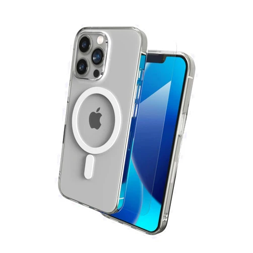 max Protection by ZAGG Protection - Bundle MagSafe Case and HD Tempered Glass Screen Protector - Made for Apple iPhone 13 Pro - Clear 990508934