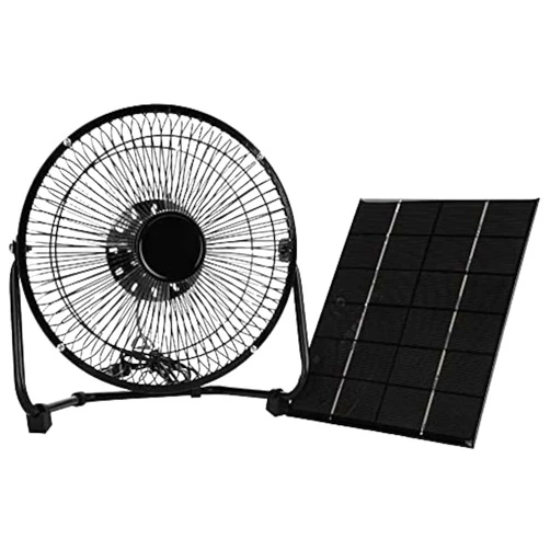 MarsPro Solar Panel Powered Fan Mini Exhaust Fan for Greenhouse Motorhome House Chicken House Outdoor Ventilation Equipment Ventilator for Pets