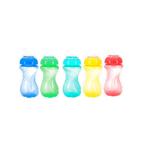Nuby No-Spill Easy Grip Cup, 10 Ounce, Colors May Vary, 1 Pack