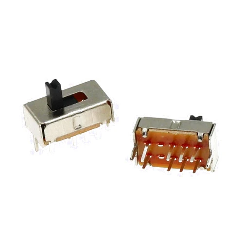 SPIDHYOY 10PCS SS23D07 8 PINS 3 Position 2P3T Toggle Switch Double Vertical Sliding Switch