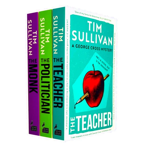Tim Sullivan A DS Cross Thriller By Tim Sullivan 3 Books Collection Set (The Politician, The Monk & The Teacher)