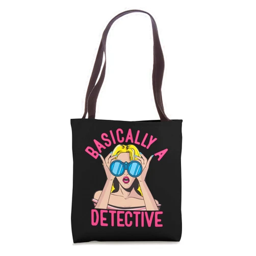 True Crime Gifts & Accessories Basically a Detective - True Crime Femme Tote Bag