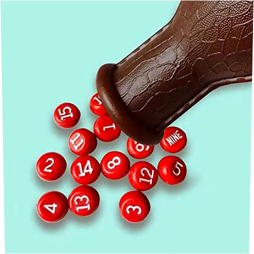 BALIKEN WALIKEN Billiard Pool Plastic Talley Shaker Bottle with Peas Balls