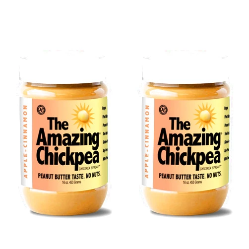 The Amazing Chickpea Apple Cinnamon Chickpea Butter Spread (16 Oz) - 2PK