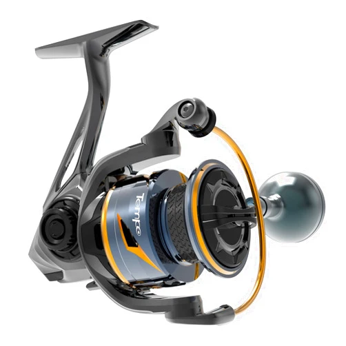 Tempo Persist Spinning Reel - Saltwater and Freshwater Fishing Reels, Aluminum Body with 7+1 BB, 30.9 LBs Max Drag Carbon Washer, Ultra Smooth Fishing Reel for Trout Catfish Bass