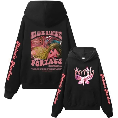 Zoiyumf Unisxe K-12 Melanie Martinez Costume 3D Hoodie Sweatshirt Adult Melanie Halloween Cosplay Hoodie Pullover