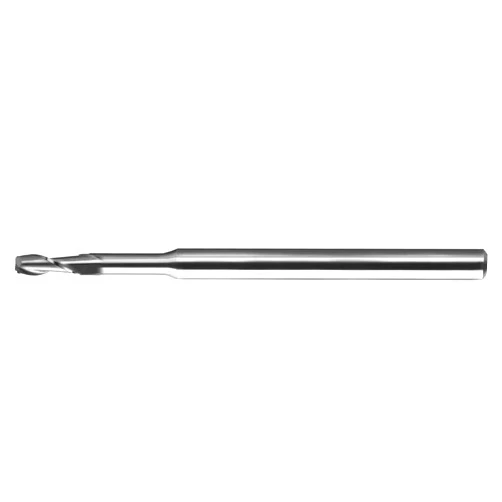 KYOCERA 1640-0625.590 Series 1640 Extended Reach Square End Mill, Carbide, Uncoated, 30 Degree Angle, 2 Flute, 1/16