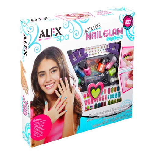 ALEX Toys Alex Spa Ultimate Nail Glam Salon Kit Girls Fashion Activity