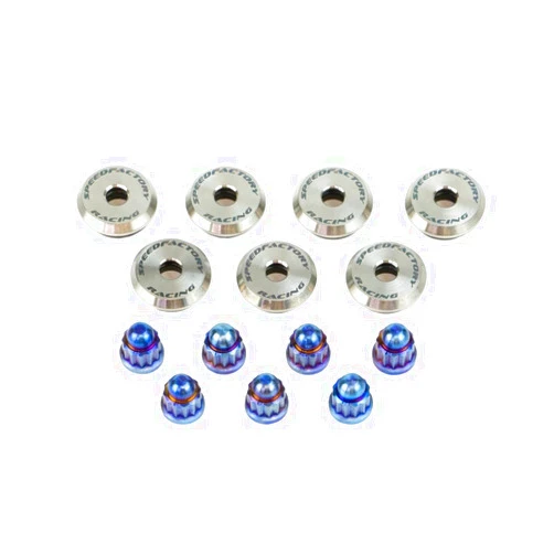 Speedfactory Racing SpeedFactory B-Series LS / B20 Titanium Valve Cover Hardware Kit - Raw