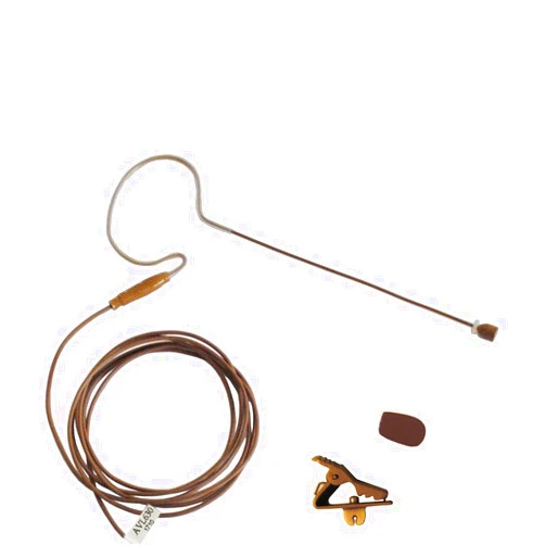 AV-JEFES AVL-630CC-35 Cocoa Color Earhook Headset Mic for Sennheiser