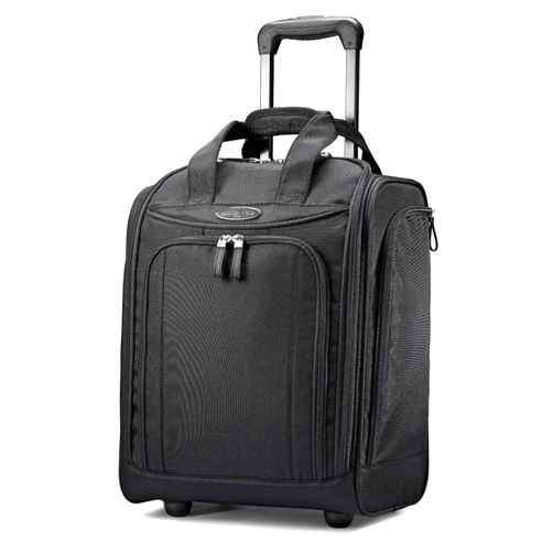 Samsonite Upright Wheeled Carry-On Underseater, Black, Large