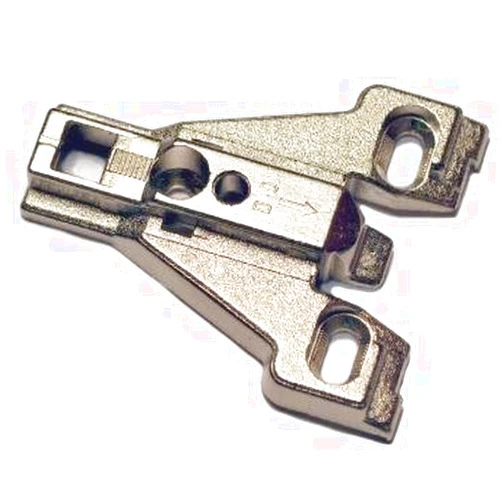 Hettich Mounting Plate, 0 mm, Face Frame, Euro Concealed, Nickel by Hettich